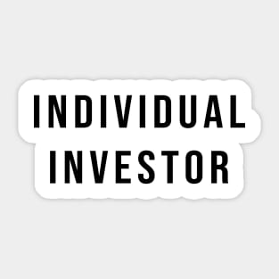 Individual Investor Motivation for Investment Success Sticker